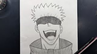 Easy anime drawing || How to Draw GojoSatoru Step by Step || Step by Step AnimeArt Sketch 