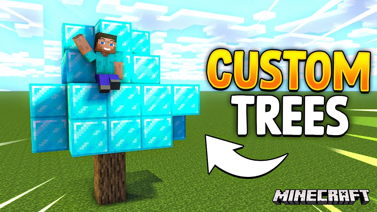Minecraft But there are Custom Trees...