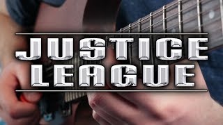 Justice League The Animated Series Theme on Guitar