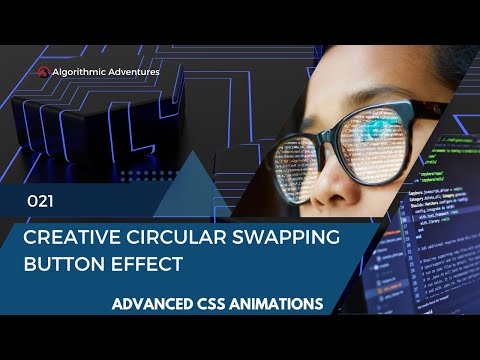 Creative circular swapping button effect | Creative CSS Animations