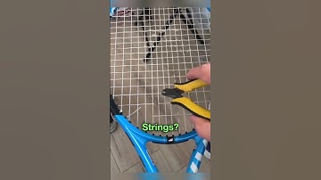 Why people Cut their Tennis Strings? #shorts #youtubeshorts #trending #tennisracket #viral