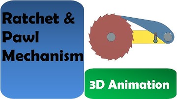 RATCHET AND PAWL MECHANISM : 3D ANIMATION :NX