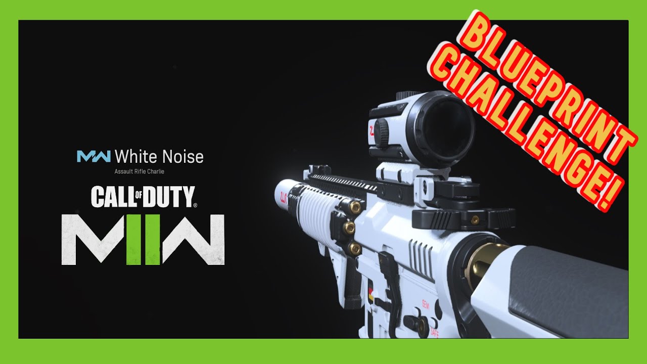 Modern Warfare 2 Blueprint Challenge!  | M4A1 White Noise | Rebirth island Warzone Loadout