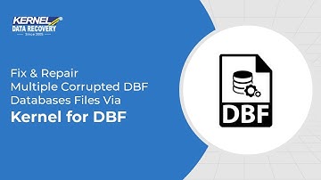 Fix and Repair Multiple Corrupted DBF Databases Files Via Kernel for DBF