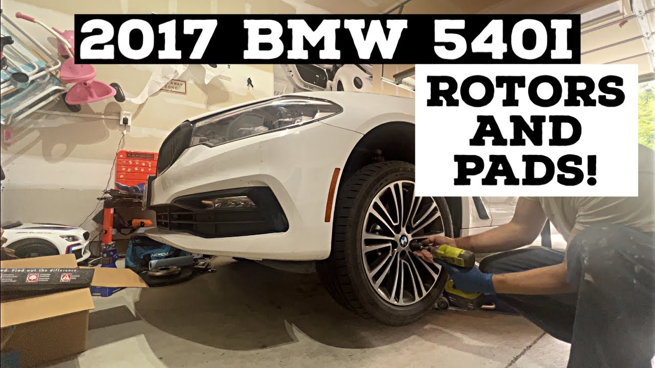 2017 BMW 540i BRAKE PAD AND ROTOR REPLACEMENT, G30 Tips and Tricks to make the job easier
