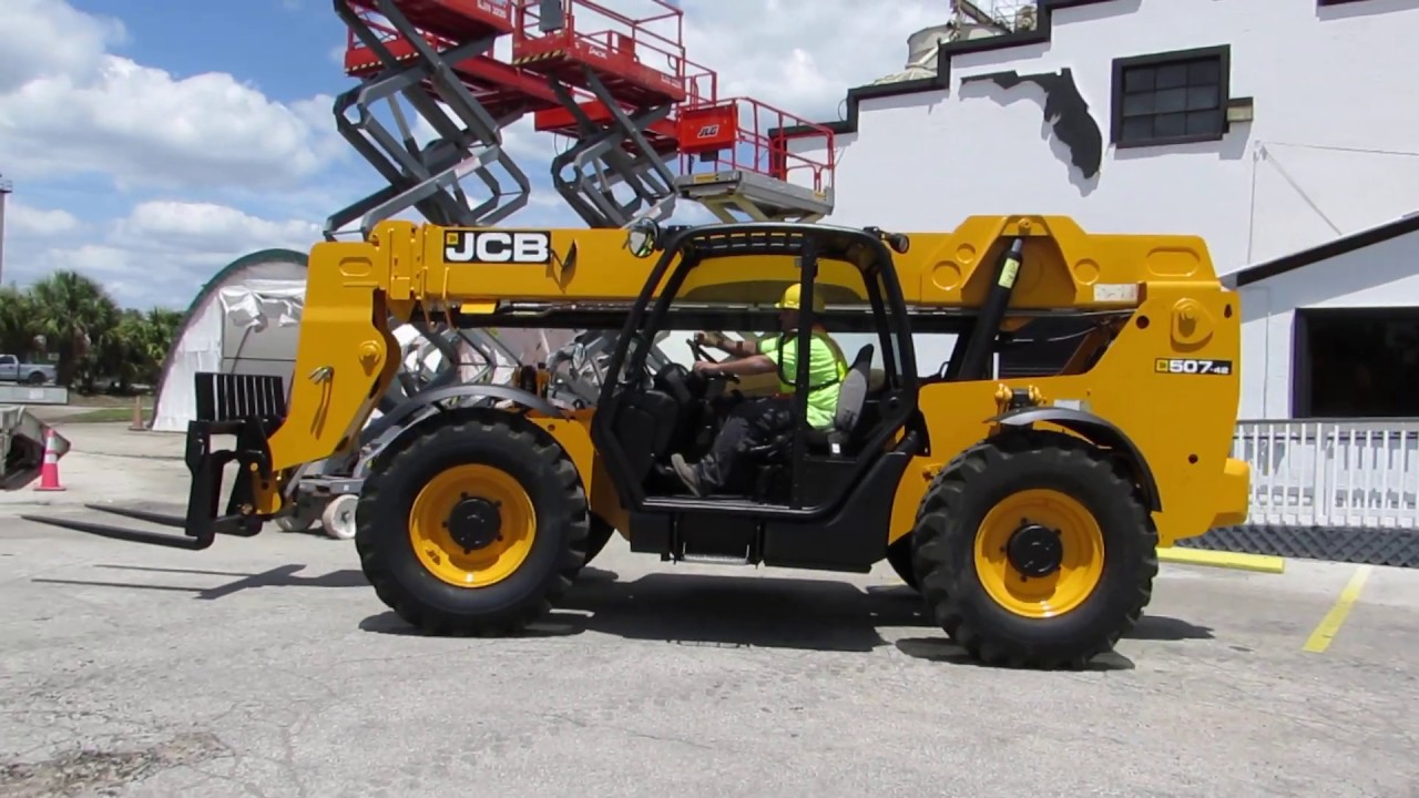 2012 JCB 507 42 Telescopic Forklift | AF Export Equipment LLC - YouTube
