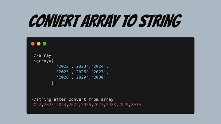 How to convert array to string | Join array elements with a string |php|laravel