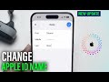 How To Change Your Apple ID Name (ANY iPhone)