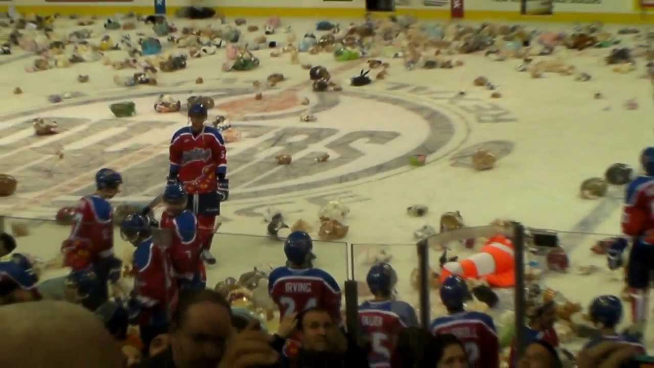 When Edmonton Oil Kings score their first point YouTube