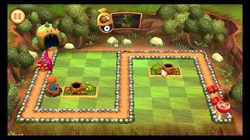 Go Home Dinosaurs! - 1-1 - Walkthrough - 3 steaks!