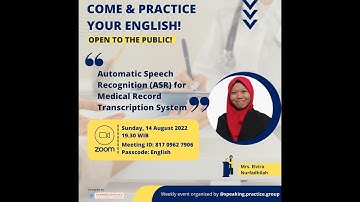 Automatic Speech Recognition (ASR) for Medical Record Transcription System