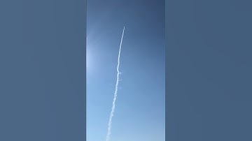 ISS Space Grant 2018-2019 Supersonic Flight Rocket Launch (slow motion)