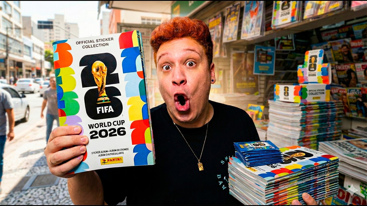 CRIEI UM ÁLBUM DA COPA 2026 COM INTELIGENCIA ARTIFICIAL!