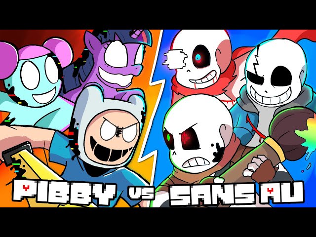 Come learn with us (Pibby!Sans AU)