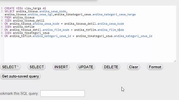 Membuat Program View , Function , Trigger Pada Phpmyadmin (Mysql Server)