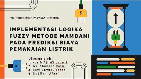 IMPLEMENTASI LOGIKA FUZZY METODE MAMDANI PADA PREDIKSI BIAYA PEMAKAIAN LISTRIK