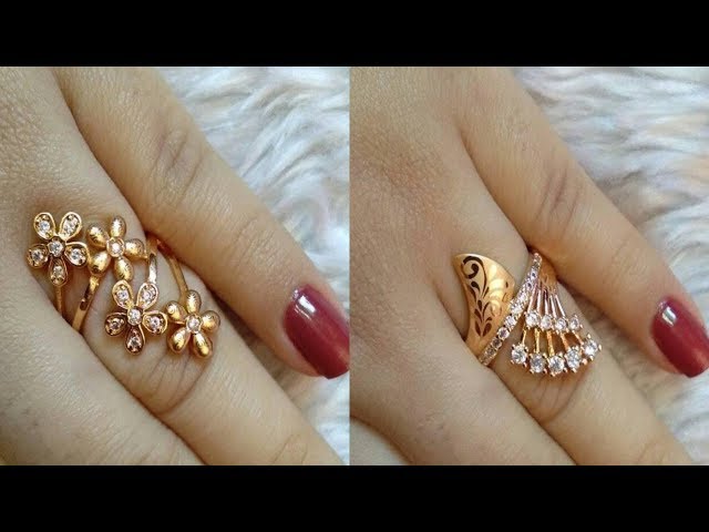 Tanishq Latest Couple Ring & Band Ring Designs With Price/daily wear rings  /gents gold ring/deeya - YouTube