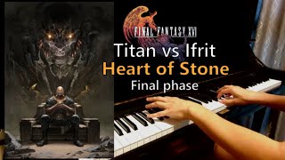 Heart of stone - Titan Battle Final Phase (piano) + Sheet music: Final Fantasy XVI (FF16, FFXVI)