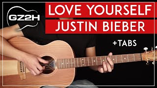 Love Yourself Guitar Tutorial Justin Bieber Guitar Lesson |Fingerpicking + Easy Chords|