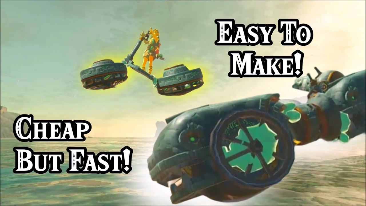 4 Cheap and Easy To Build Zonai Vehicles! (Totk)