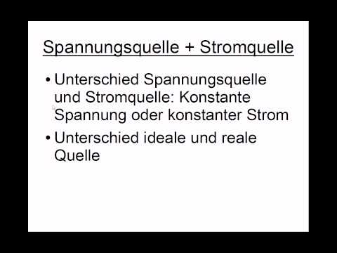 Video: Unterschied Zwischen Stromquelle Und Stromversorgung