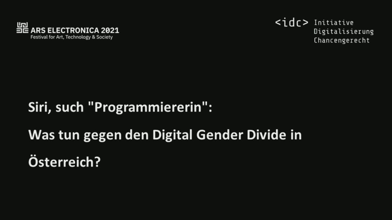 Siri, such “Programmiererin”: Was tun gegen den Digital Gender Divide in Österreich?