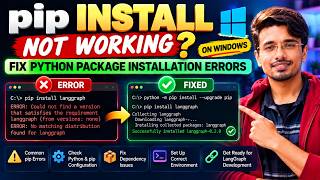 Details 2.2 - pip Install Not Working Fix Python Package Installation Errors on Windows Guide