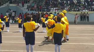 kingdom Heritage model school cannanland Ota inter-house sport, Yellow house match -past display