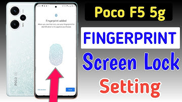 Poco f5 5g fingerprint screen lock | fingerprint lock setting in Poco f5 5g | oppo pattern lock