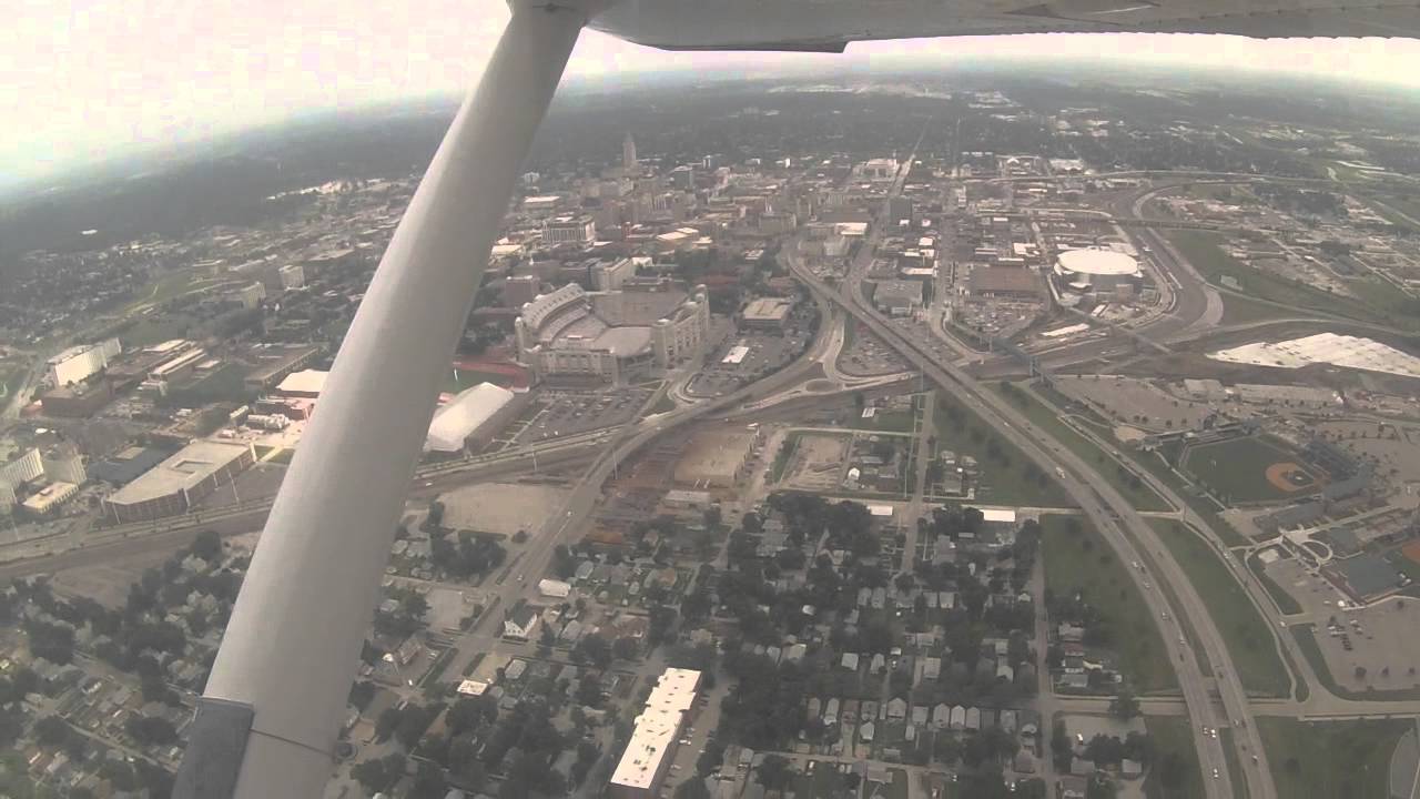 Flying by Downtown Lincoln YouTube