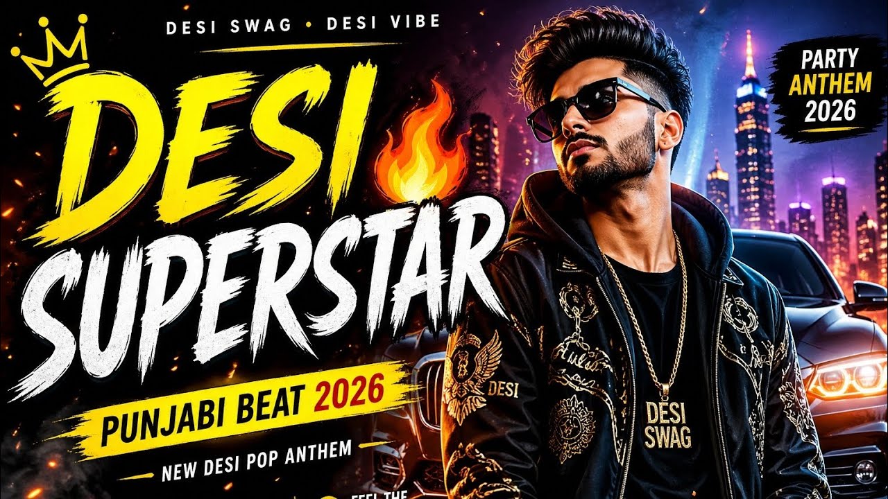 Desi Superstar 🔥 Punjabi Beat Song 2026 | Desi Pop Party Anthem | Swag ...