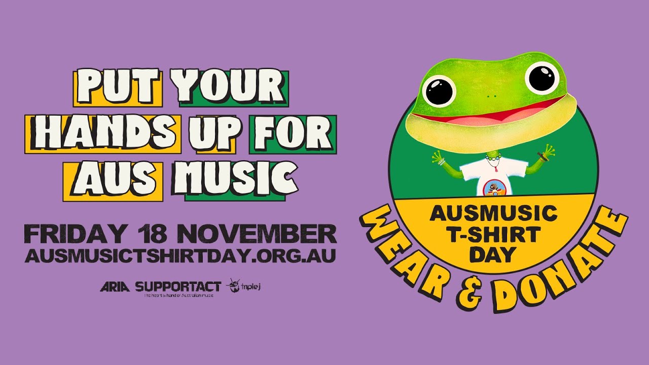 Ausmusic TShirt Day 2022 Sizzle Reel YouTube