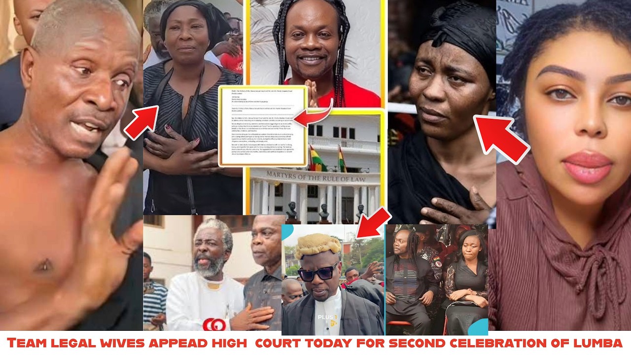 BREAK-Team Legal Wives Appeard High court For Second Celebration of daddy Lumba; As Afiah Shwar Beg