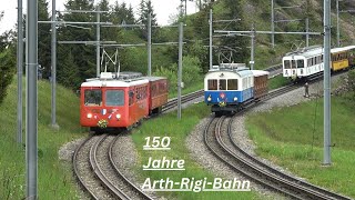 150 Jahre Arth-Rigi-Bahn Fahrzeugparade Auf Der Königin Der Berge