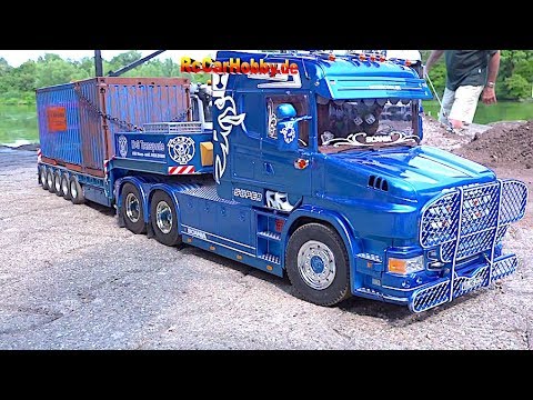 rc forklift linde in