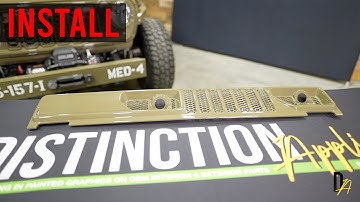 Paint Matched Cowl Panel | Jeep Wrangler & Jeep Gladiator