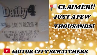 📢CLAIMER📢 MI LOTTERY DAILY 4 #BOOM #CLAIMER #PROFIT#DAILY4 #MICHIGAN #MCS #SHORTS
