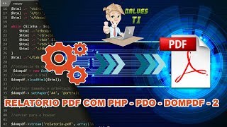 RELATORIO PDF DO BANCO DE DADOS COM PHP - PDO - DOMPDF -2