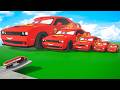Big &amp; Small Dodge Challenger SRT Lightning McQueen VS CARS | Teardown