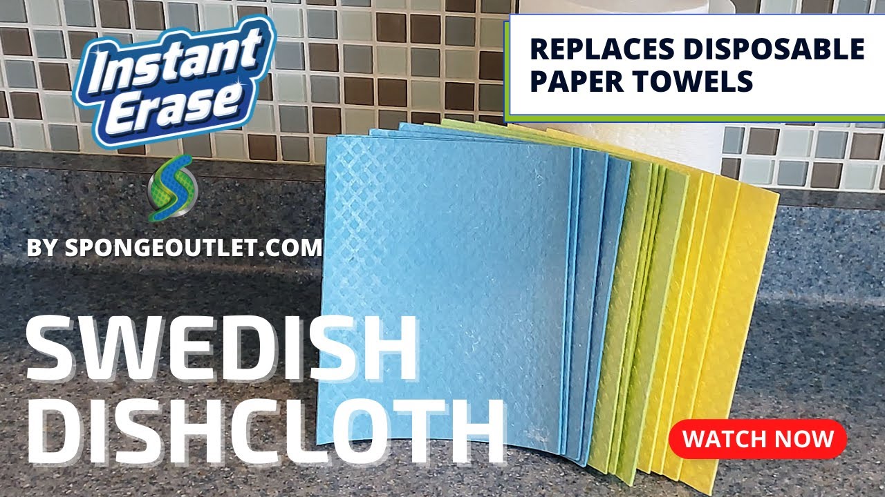 Instant Erase Swedish Dish Cloths Swedishcloth8pk - The Home Depot