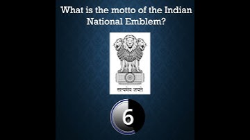 Thumbnail of What is the motto of the Indian National Emblem? ||GK ||GK with prima|