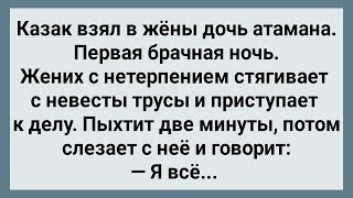 Казак Взял в Жены Дочь Атамана! Первая Брачная Ночь! Сборник Свежих Анекдотов! Юмор!