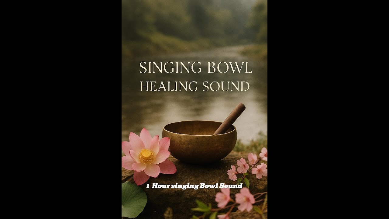 Singing Bowl Healing Sound - 1 Hour Meditation Music with Lotus ...