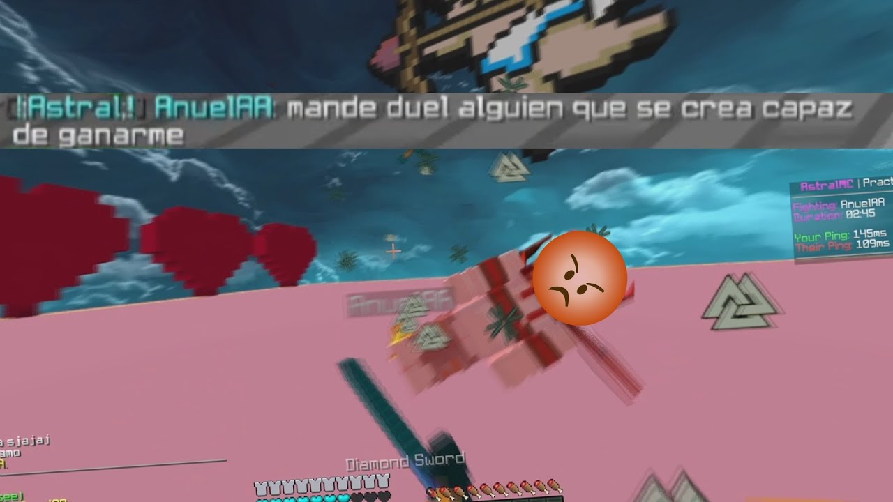 EL CREÍA QUE NADIE LE PODÍA GANAR JAJAJAJA 😎 (clicks ASMR + reacción) | Minecraft PvP