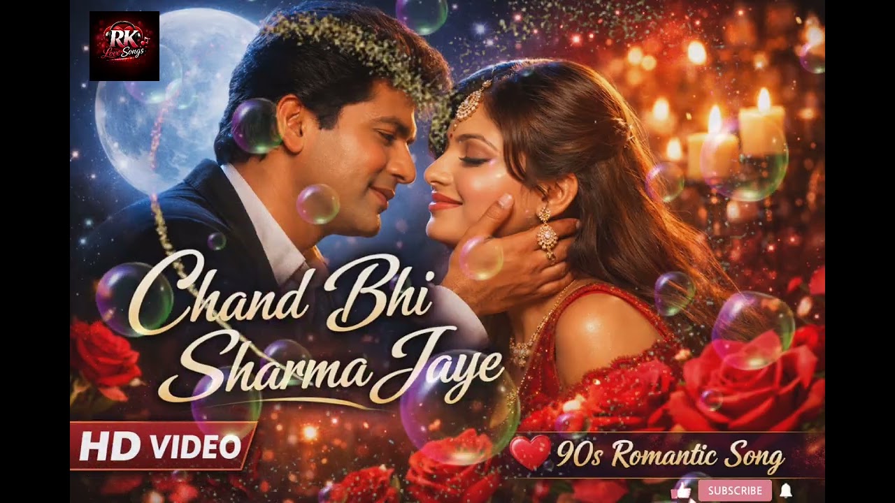 💞Chand Bhi Sharma Jaye | 🎵90s Bollywood❤️ Romantic Melody | Heavy Bass Love Song💞