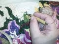 Вышивка в ковровой технике «продергивание нитей»
