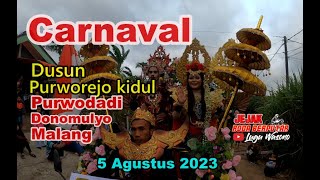 KARNAVAL DUSUN PURWOREJO KIDUL PURWODADI DONOMULYO MALANG SEDERHANA DAN MENGHIBUR