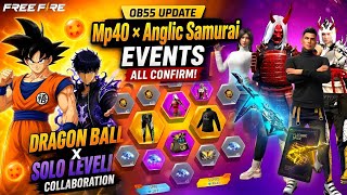 OB55 UPDATE, ANGELIC,Dragon Ball x Solo Leveling Collaboration🔥| Free Fire New Event | Ff New Evevnt