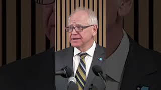 Walz reacts to Trump posting conspiracy video: 'It's fricking evil'