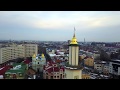 4K footage, Ukraine, Ivano-Frankovsk at winter. 4К Україна, Івано-Франківськ взимку